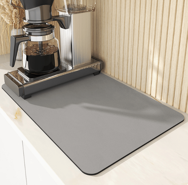 Secador de Platos - Alfombrilla de Cocina de Secado Rápido y Alta Absorción