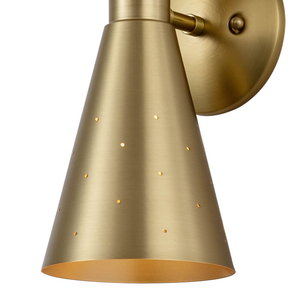 Brassica | Aplique de pared en forma de cono doble