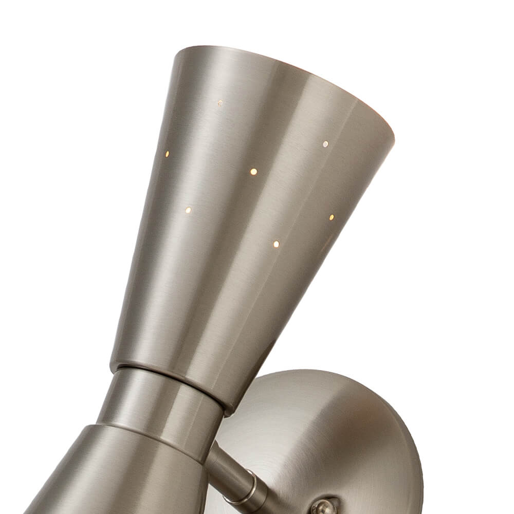 Brassica | Aplique de pared en forma de cono doble