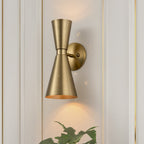 Brassica | Aplique de pared en forma de cono doble