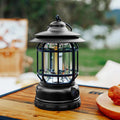 Linterna Camping Recargable LightMate – LED de Estilo Vintage con Luz Regulable