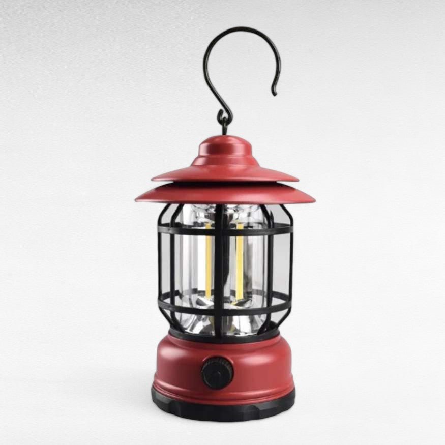 Linterna Camping Recargable LightMate – LED de Estilo Vintage con Luz Regulable