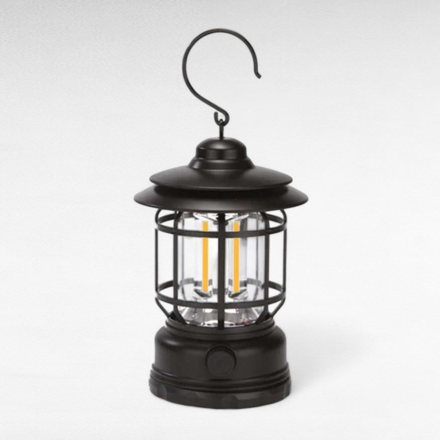 Linterna Camping Recargable LightMate – LED de Estilo Vintage con Luz Regulable