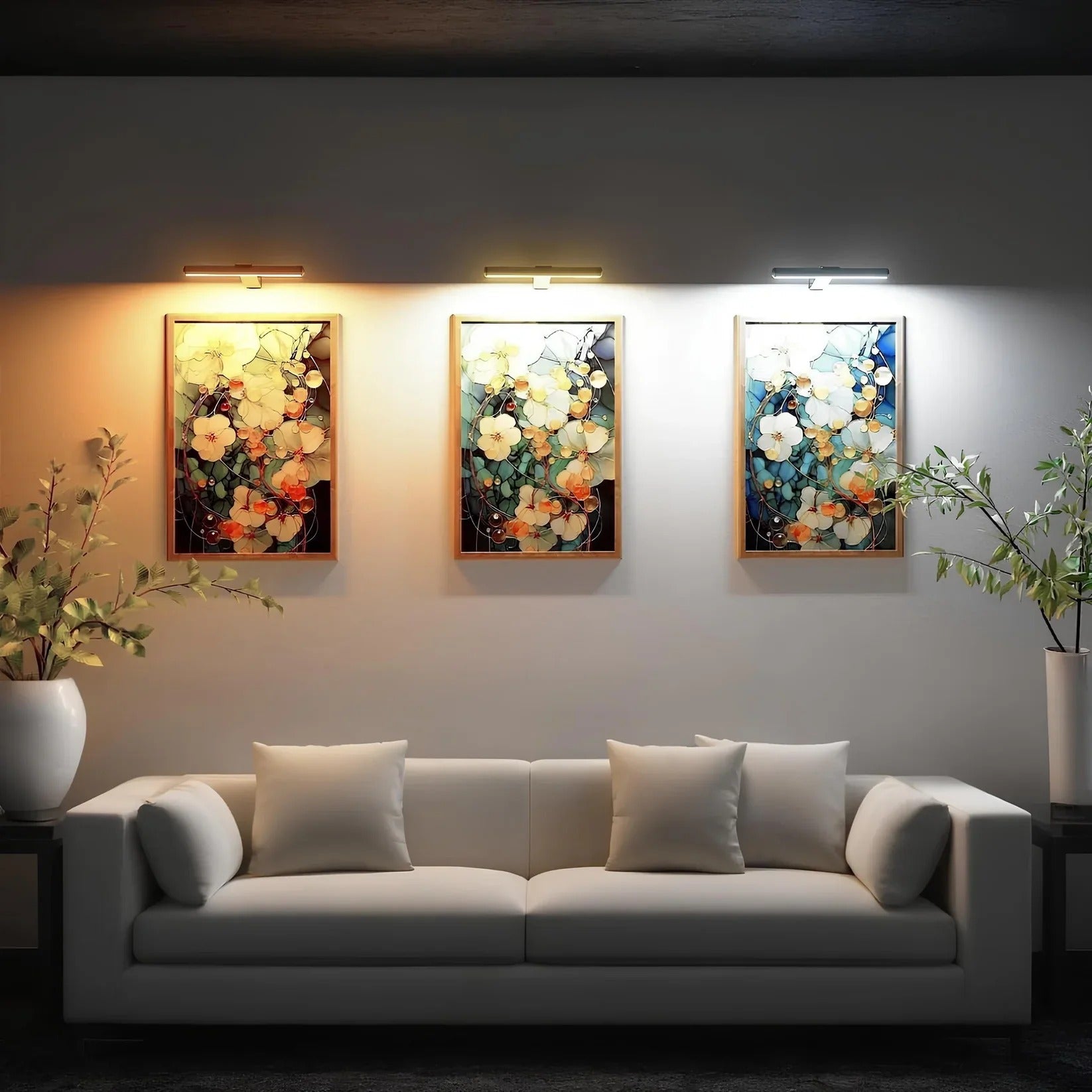 ArtGlow Pro Lámpara LED de Pared para Pinturas – Recargable Inalámbrico, Regulable, Con Control Remoto