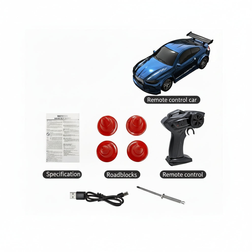 Liten 1:64 Coche RC Drift para Maniobras Precisas