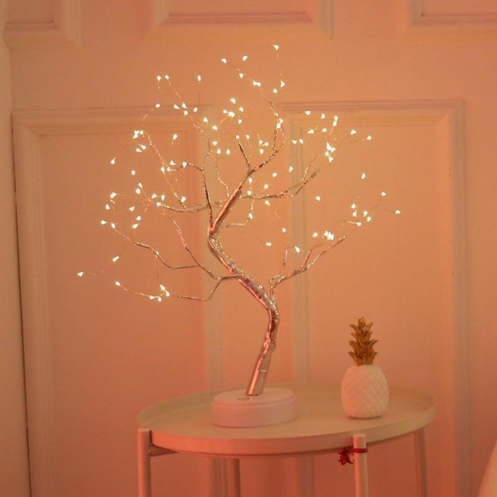 Árbol Bonsai de Luz Brillante con Iluminación LED