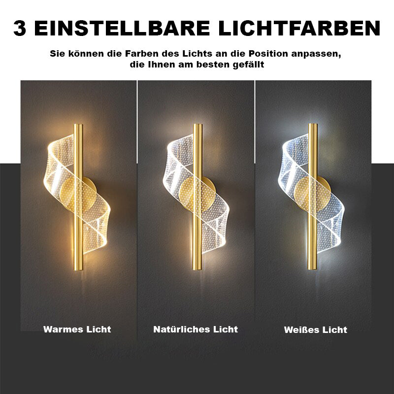 Lámpara de Pared de Vidrio Lujosa - Elegante Candelabro de Vidrio LED