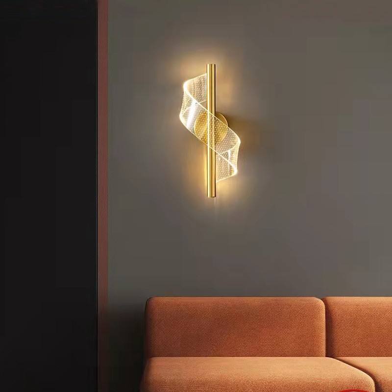 Lámpara de Pared de Vidrio Lujosa - Elegante Candelabro de Vidrio LED