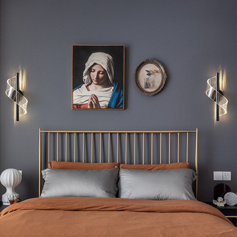 Lámpara de Pared de Vidrio Lujosa - Elegante Candelabro de Vidrio LED