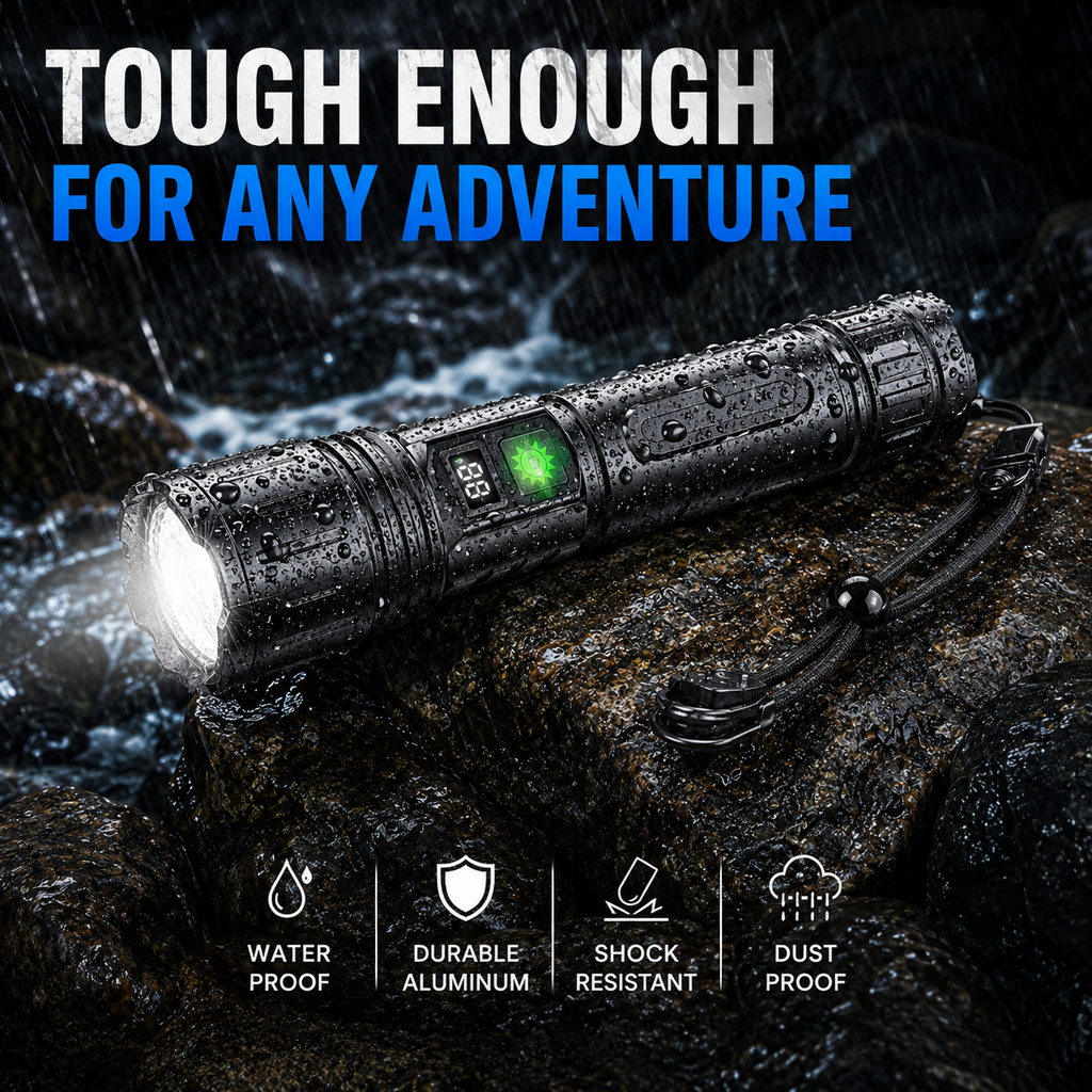 LUMINA TORCH – Linterna táctica de brillo extremo