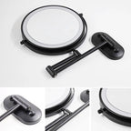 Lisslune | LUMIVIEW – Espejo de Aumento LED Recargable con Control Táctil