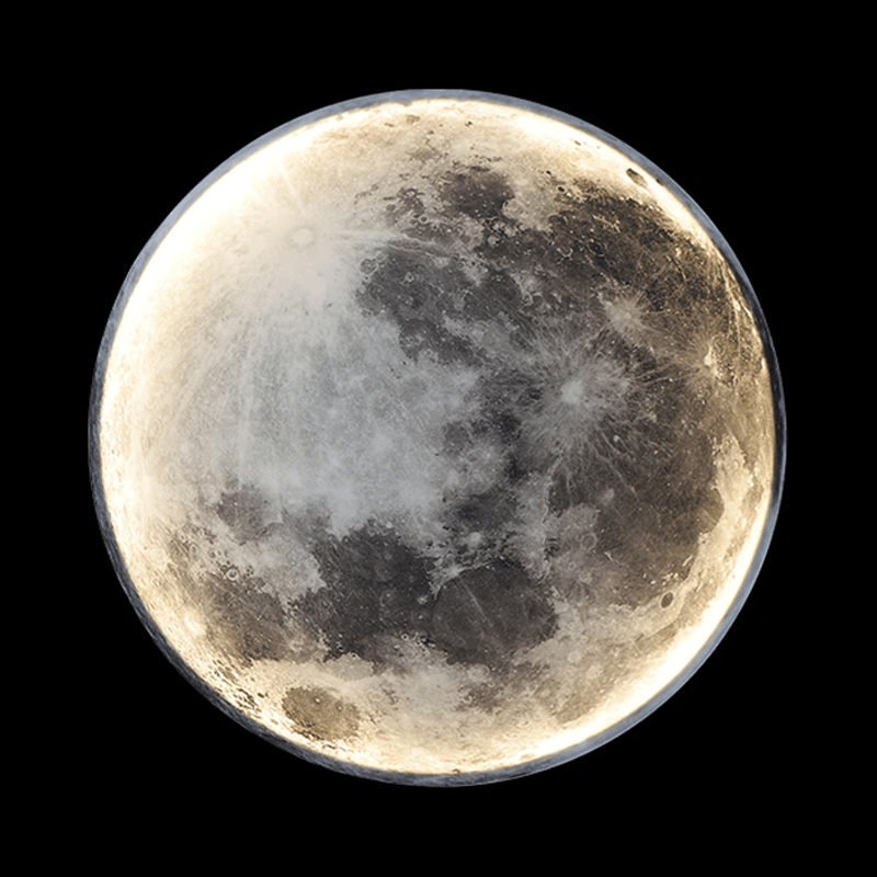 Lámpara Lunar Lunatic - Lámpara Realista de Luna con Dimmabilidad LED