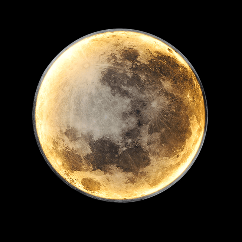 Lámpara Lunar Lunatic - Lámpara Realista de Luna con Dimmabilidad LED