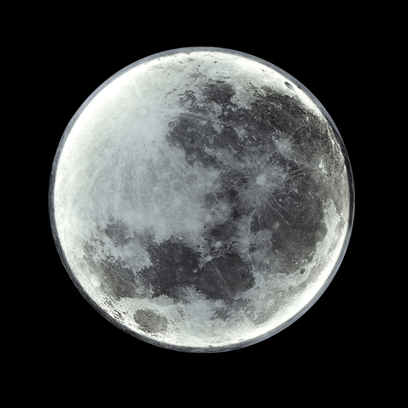 Lámpara Lunar Lunatic - Lámpara Realista de Luna con Dimmabilidad LED