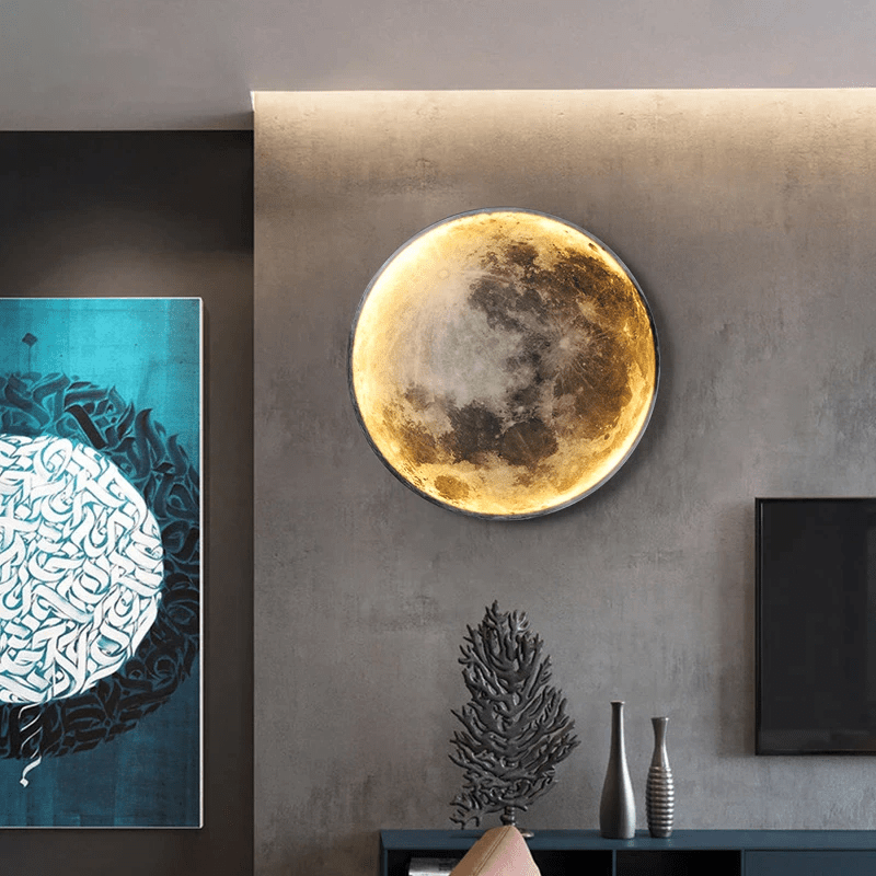 Lámpara Lunar Lunatic - Lámpara Realista de Luna con Dimmabilidad LED