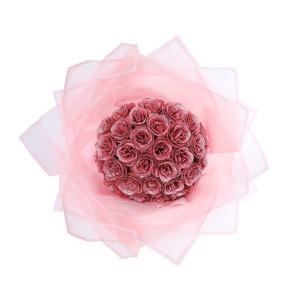 Ramo de Rosas Brillantes de Lujo - Siempre Floreciente