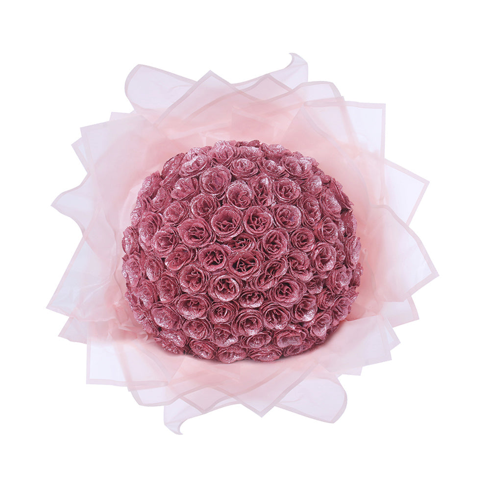 Ramo de Rosas Brillantes de Lujo - Siempre Floreciente
