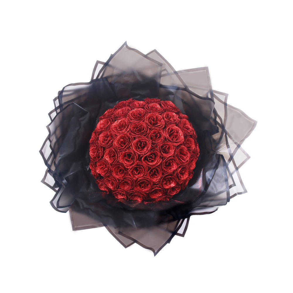 Ramo de Rosas Brillantes de Lujo - Siempre Floreciente