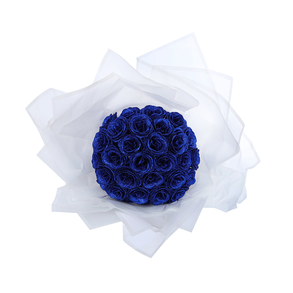 Ramo de Rosas Brillantes de Lujo - Siempre Floreciente