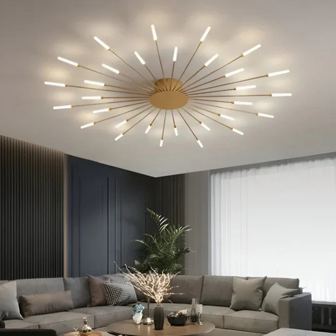 Lámpara de Techo LED Luxe - Elegante Plafón | Iluminación para Salón