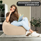 Saco de Tela de Lino de Lujo con Relleno – Cómodo y Ergonómico
