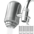 CleanFlow - Filtro de Agua de Acero Inoxidable de Lujo para Agua Potable Cristalino