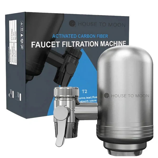 CleanFlow - Filtro de Agua de Acero Inoxidable de Lujo para Agua Potable Cristalino
