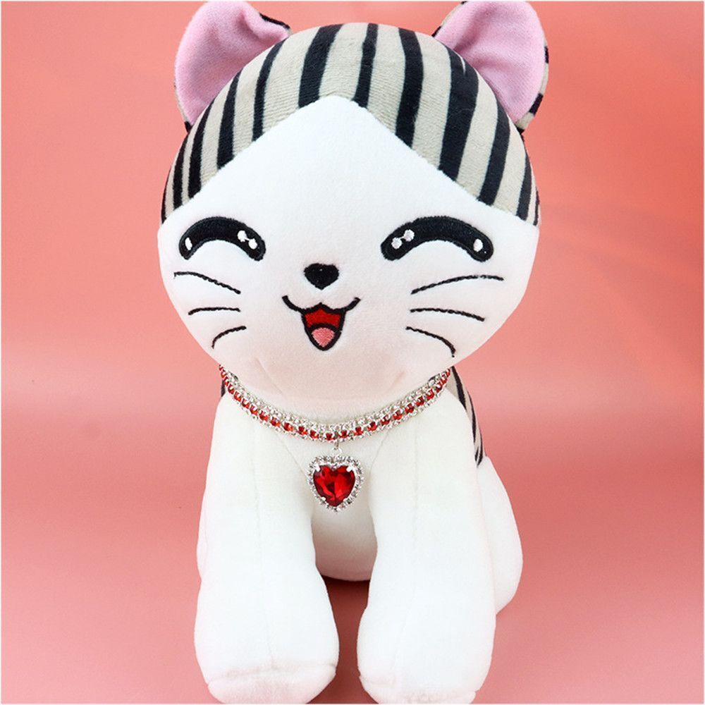 Gato de Lujo | Collar de Cristal de Lujo para Gato con Colgante de Corazón de Piedra Preciosa Reflectante Kalsten