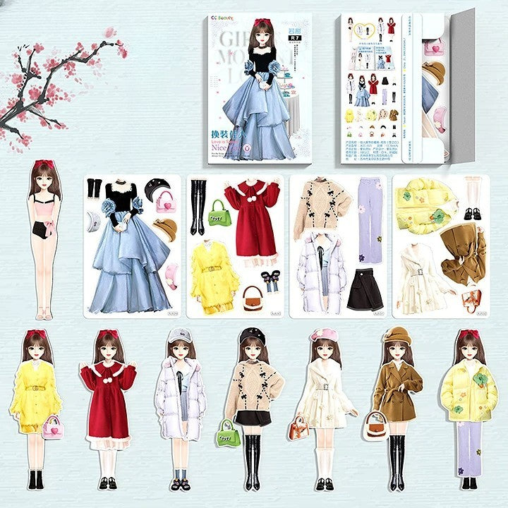 Muñeca de Papel Magnética | Ropa Creativa para Niños