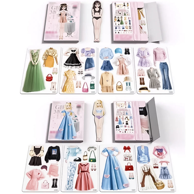 Muñeca de Papel Magnética | Ropa Creativa para Niños