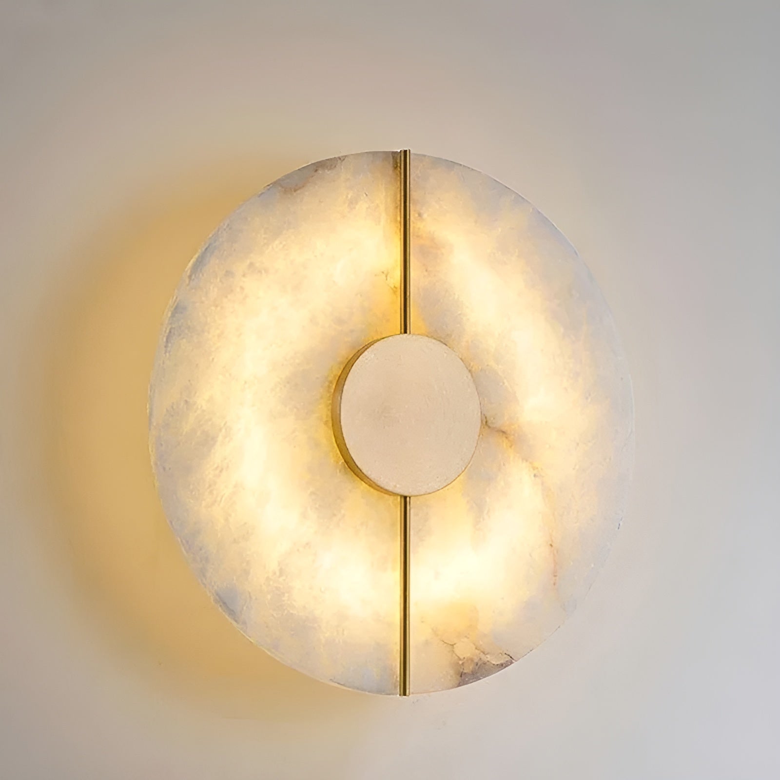 Elegante Lámpara de Pared LED de Mármol Nórdico - WabiGlow