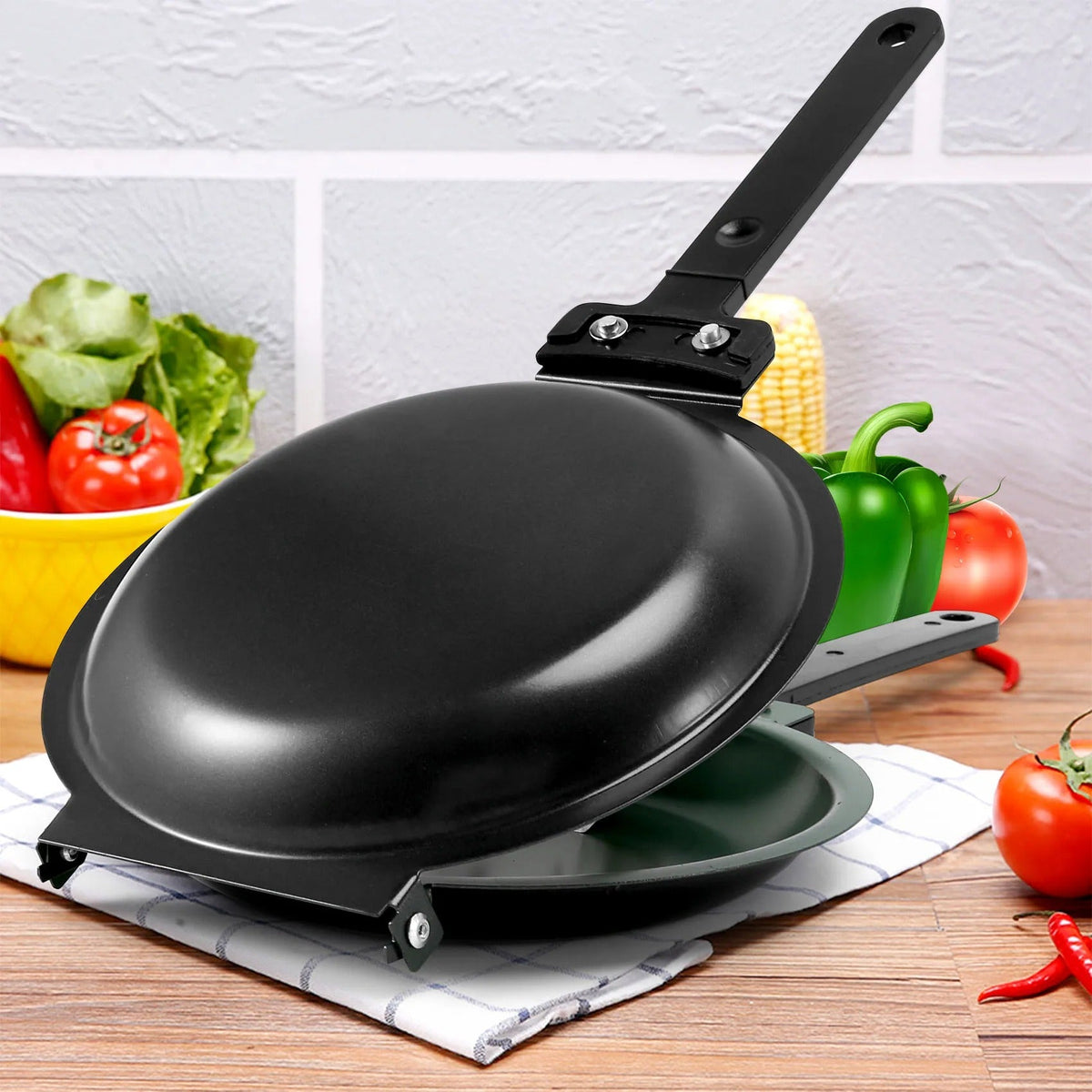 ChefCook - Sartén Antiadherente Doble Cara