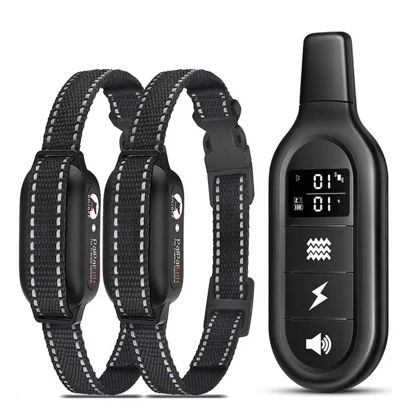 Collar E-Collar para Entrenamiento de Perros Impermeable y Recargable de 1000m