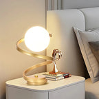 Forma esférica de la lámpara LED | Lámpara de mesa minimalista