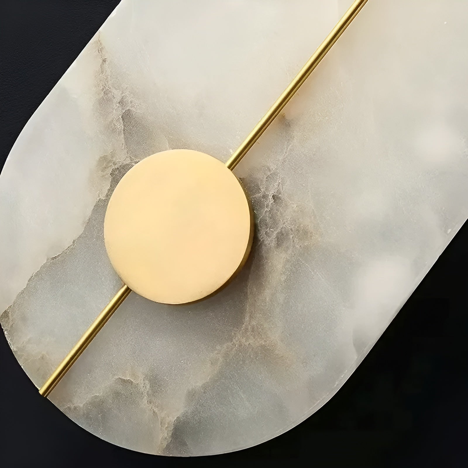 Elegante Lámpara de Pared LED de Mármol Nórdico - WabiGlow