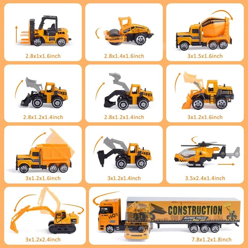 BaumeisterTraum - Set de vehículos de construcción para niños | 50% DESCUENTO
