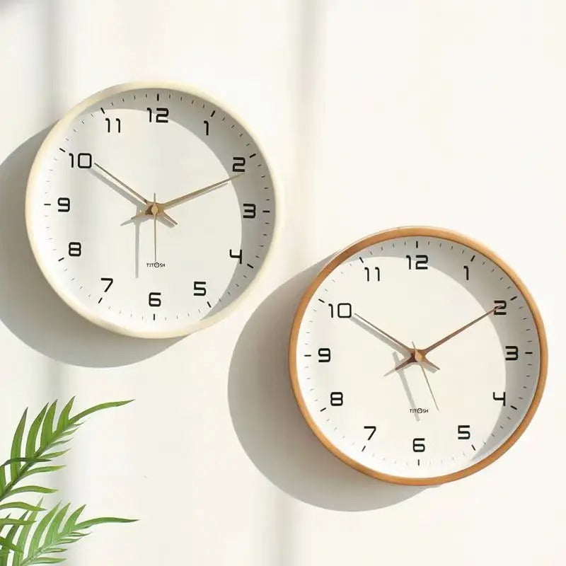 Reloj de Pared de Madera Minimalista