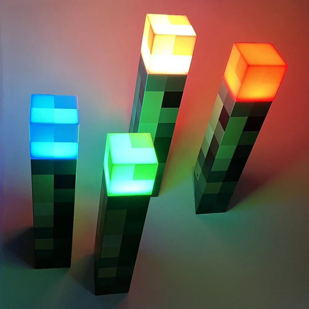 GlowTorch | Iluminación ambiental con lámpara LED de Minecraft