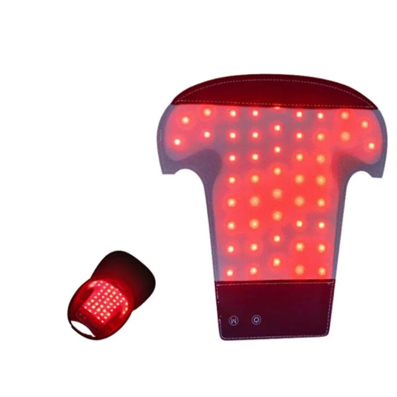 Gorro de luz roja para el crecimiento del cabello – Terapia de luz infrarroja para un cabello más grueso y abundante