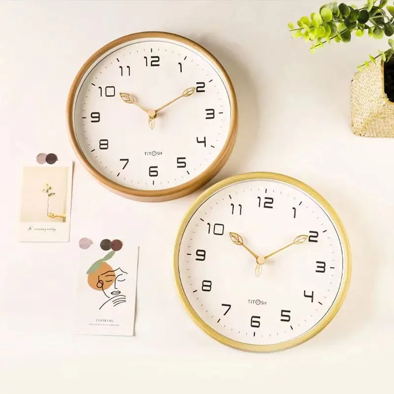 Reloj de Pared de Madera Minimalista