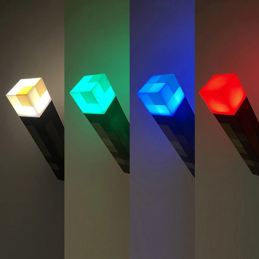 GlowTorch | Iluminación ambiental con lámpara LED de Minecraft