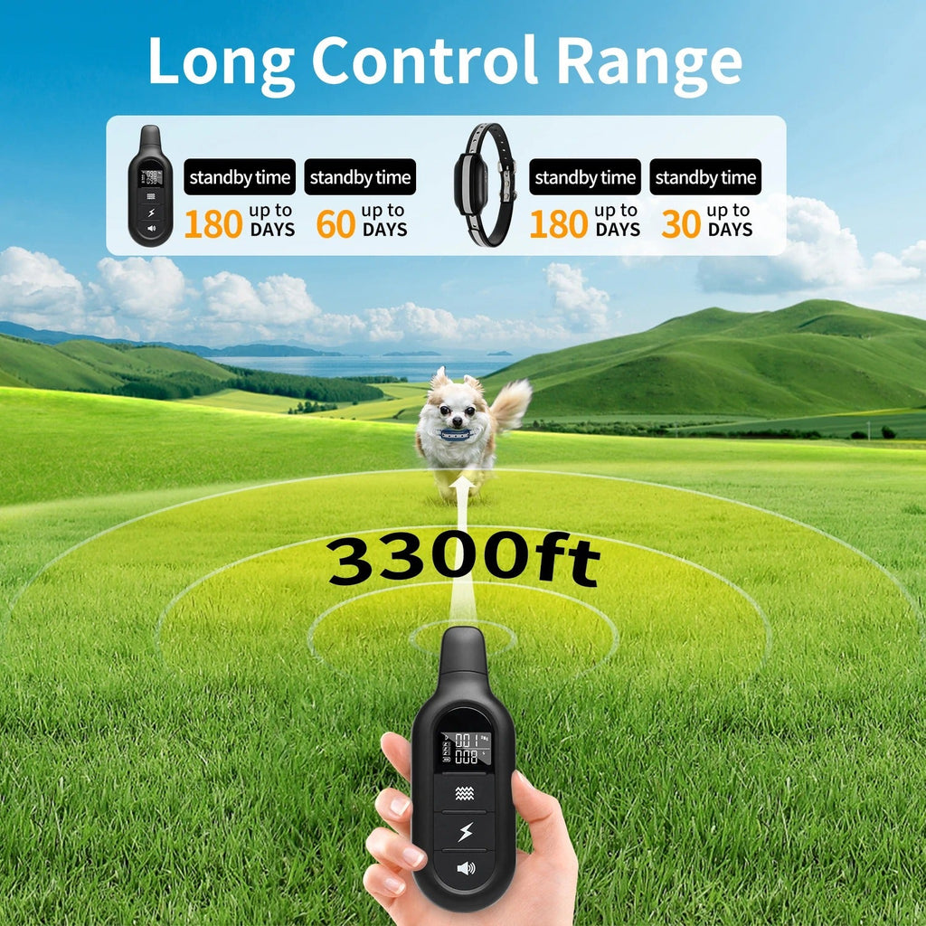 Collar de Entrenamiento para Perros Recargable e Impermeable