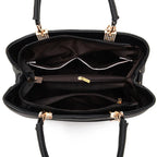 Bolso messenger para mujeres con charm de flores