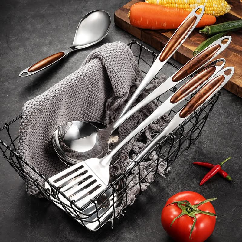 Küchenmeister – Set de Utensilios de Cocina Premium de Acero Inoxidable