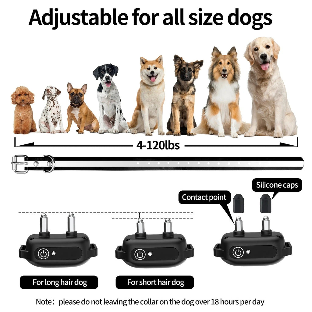 Collar de Entrenamiento para Perros Recargable e Impermeable