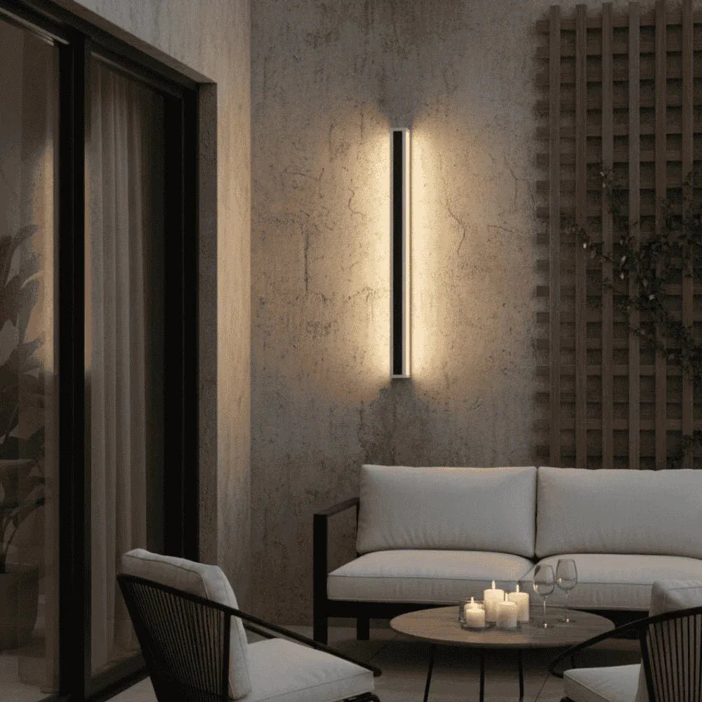 Kairo - Elegante Lámpara de Pared Moderna para Exteriores para Jardín y Balcón
