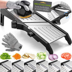 SlicerPro Kit de Seguridad | Mandolina con Guantes Resistentes a Cortes