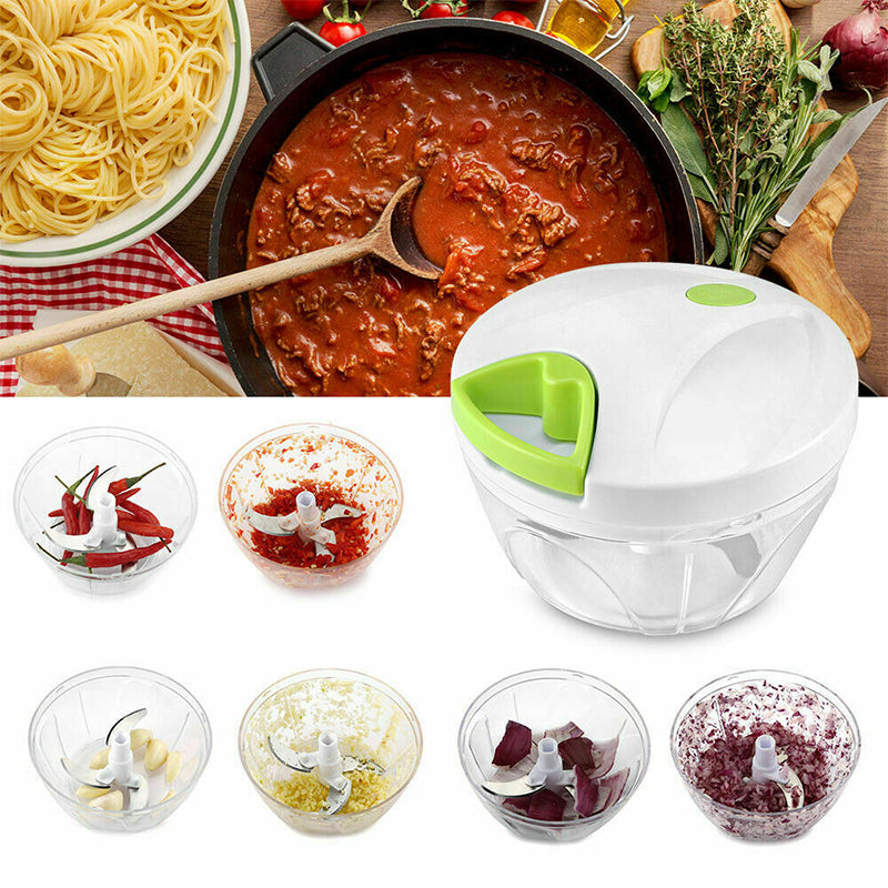Cortador de Cebolla Manual de Acero Inoxidable con Diseño Ergonómico