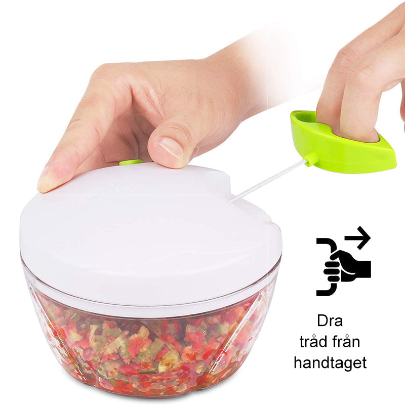 Cortador de Cebolla Manual de Acero Inoxidable con Diseño Ergonómico