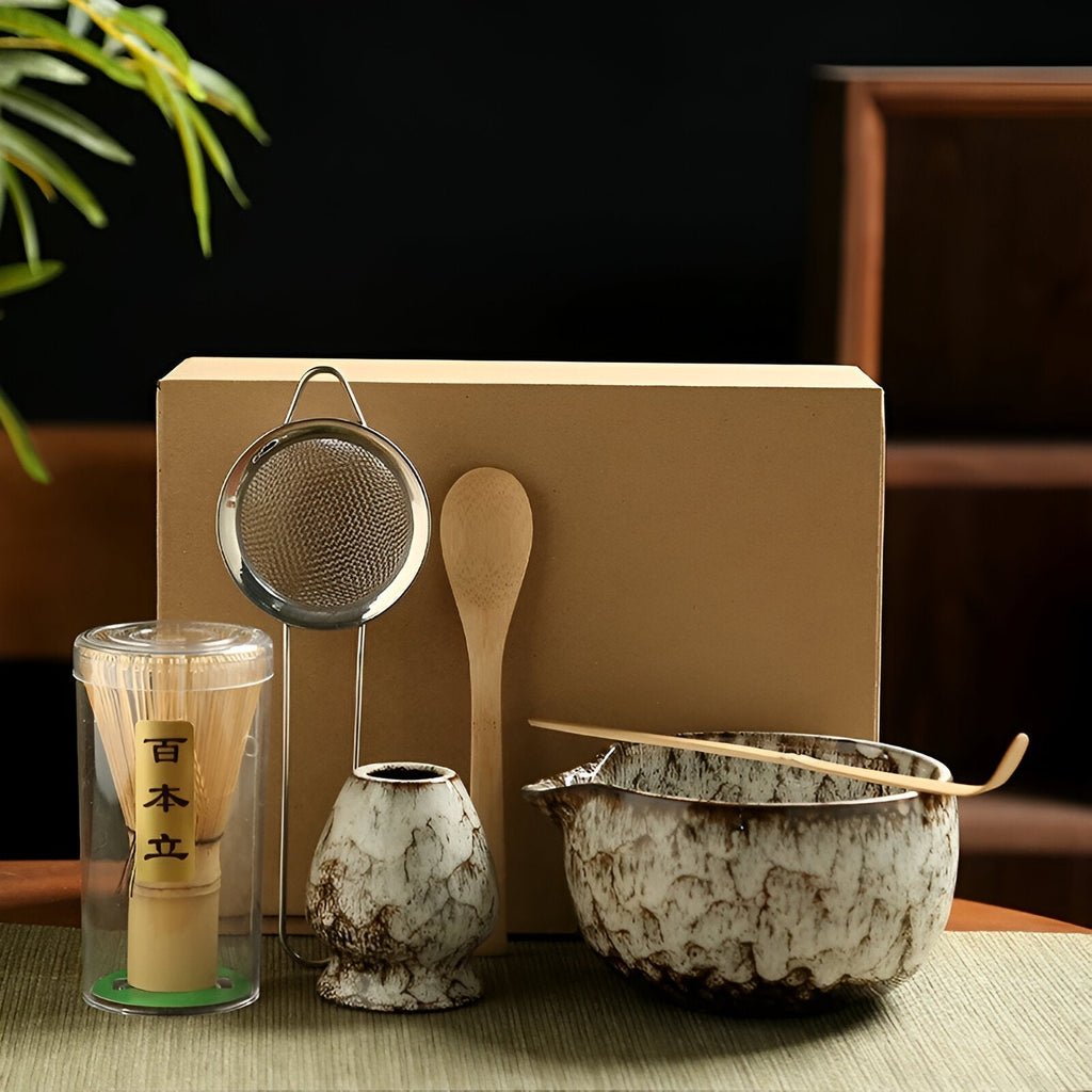 Juego de Cerámica Matcha - Ceremonia Tradicional del Té | 6 piezas